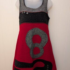 Made in Italy Wool Blend Shift Dress